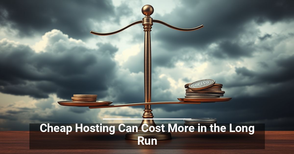 Cheap Hosting Can Cost More in the Long Run